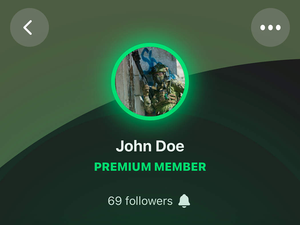 Badge Premium vérifié